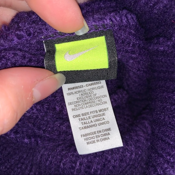 Nike Lids Beanie Knit Washington W Hat New Orchid - Picture 3 of 4